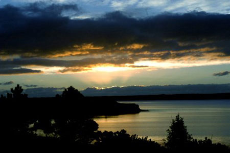 Sunrise over Orwel Bay